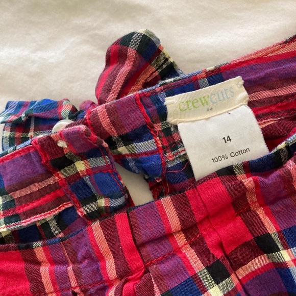 Crewcuts plaid blouse with bow detail - Picture 4 of 5